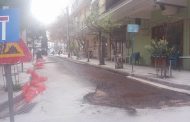 Λάρισα: Ασφαλτοστρώνουν στο κέντρο από το πρωί