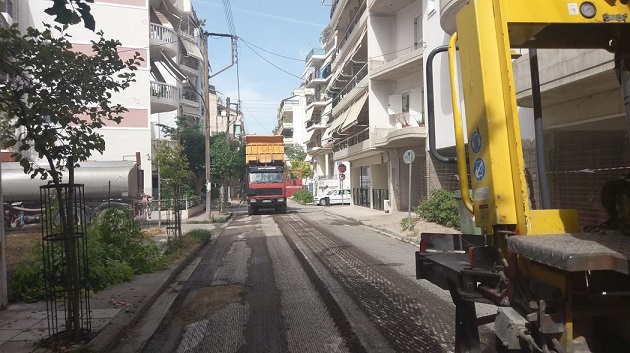 Κλειστή η Οικονόμου εξ Οικονόμων λόγω ασφαλτόστρωσης