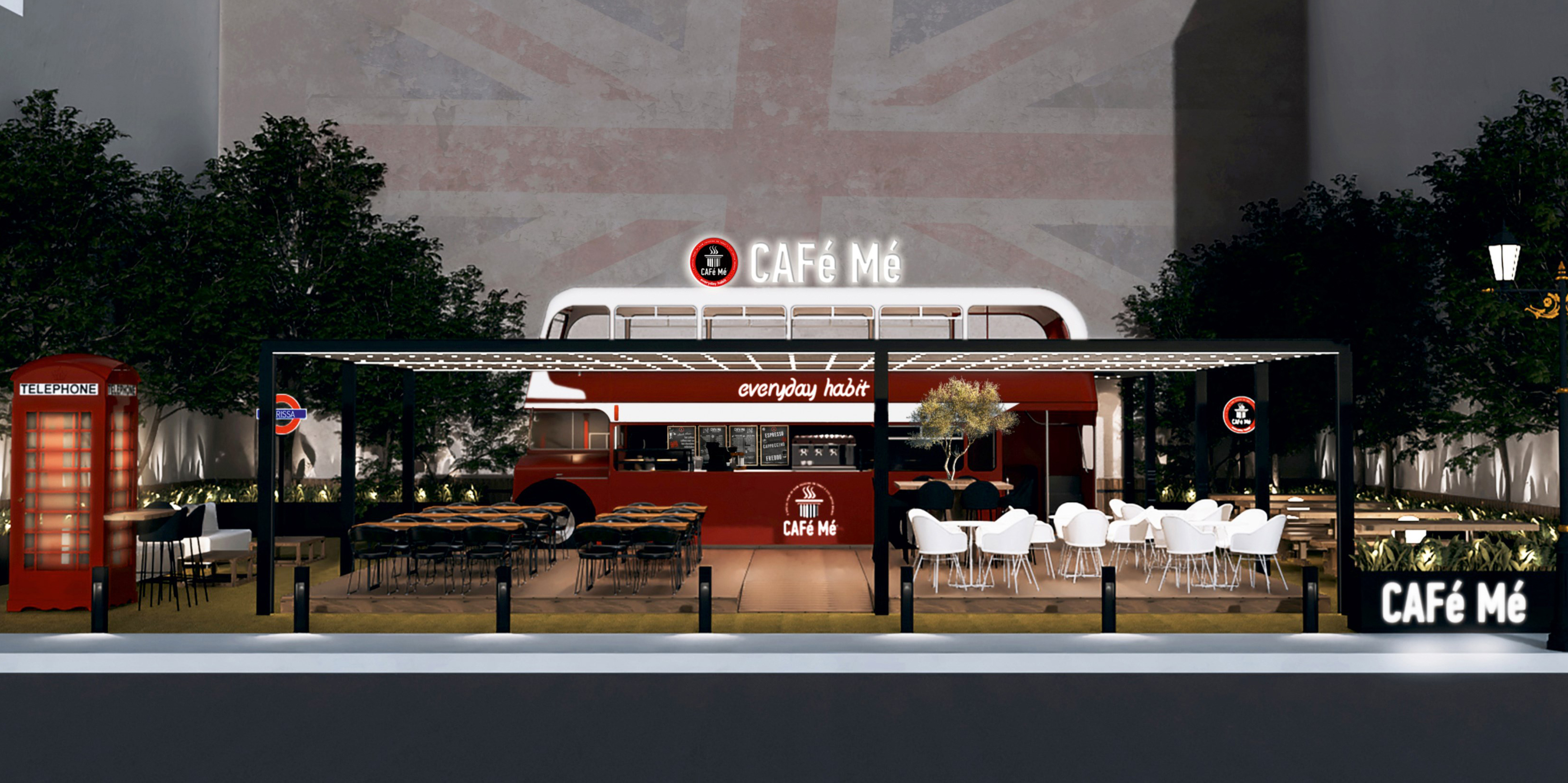 Παρουσιάστηκε το εντυπωσιακό CAFé Mé - Red Bus
