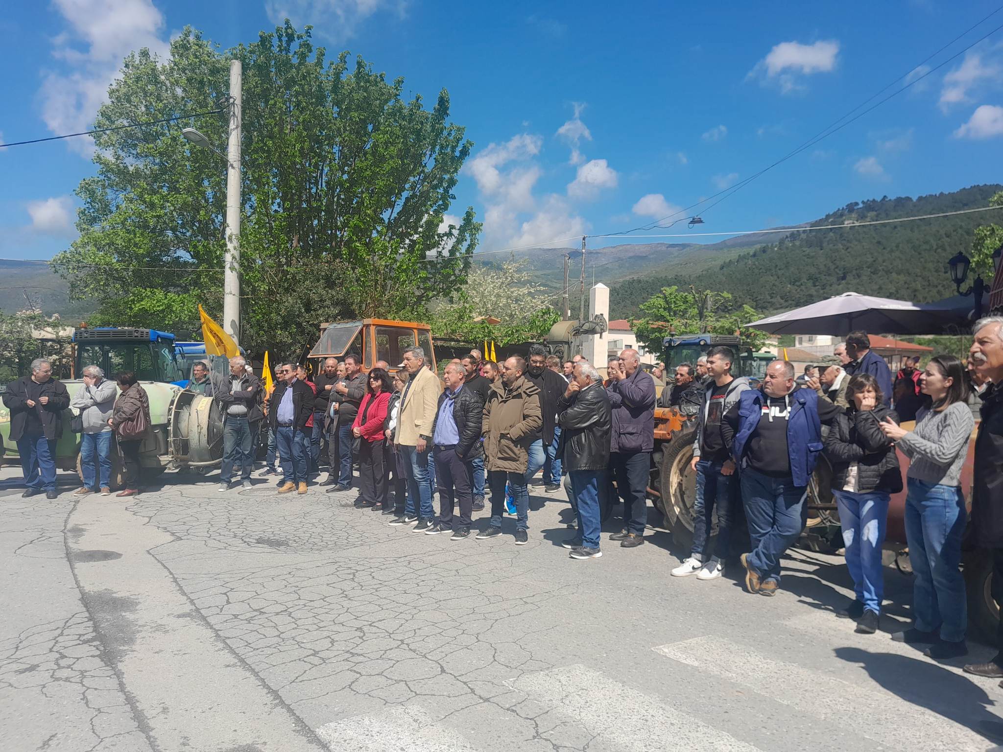Κινητοποίηση των αγροτών της Αγιάς
